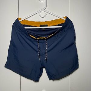 21men Navy Swim Trunks